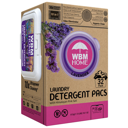WBM HOME Laundry Pods Lavender